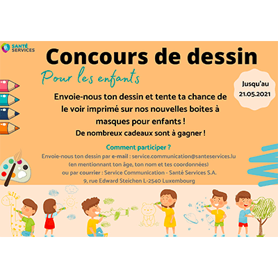 MedLogistics organise un concours de dessin pour ses boites à masques pour enfants