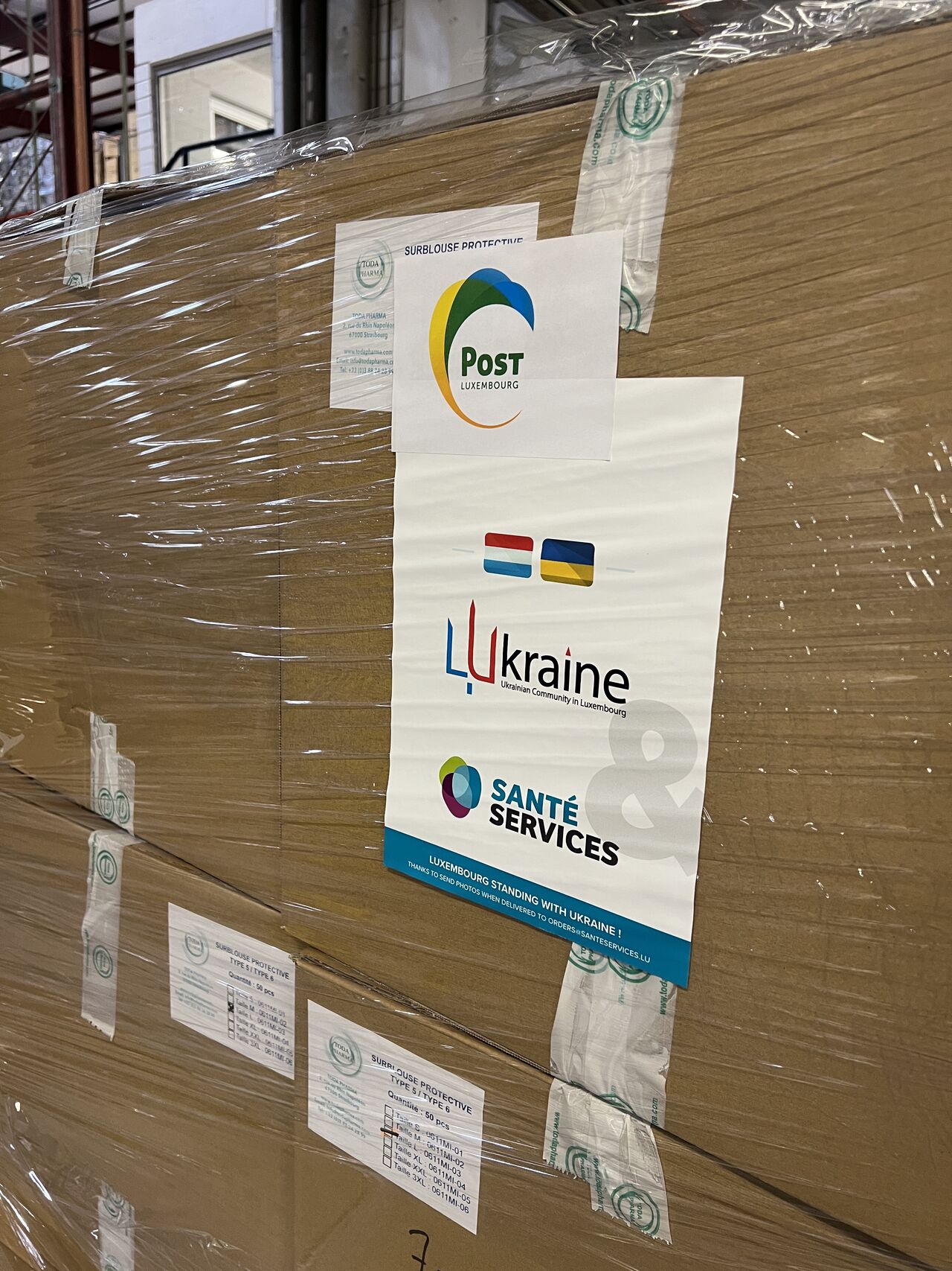 Envoi de 2 camions avec du matériel médical vers l'Ukraine