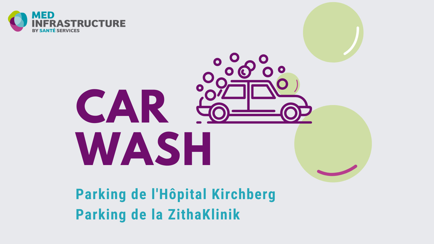 Information importante - Service de car wash